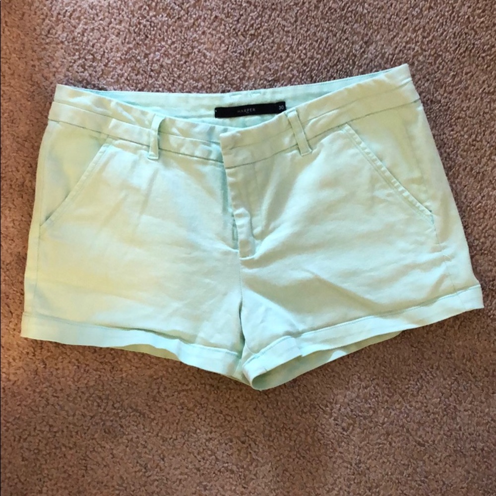 Harper Mint Green Shorts Size 30